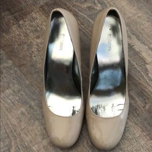 Style & Co beige heels